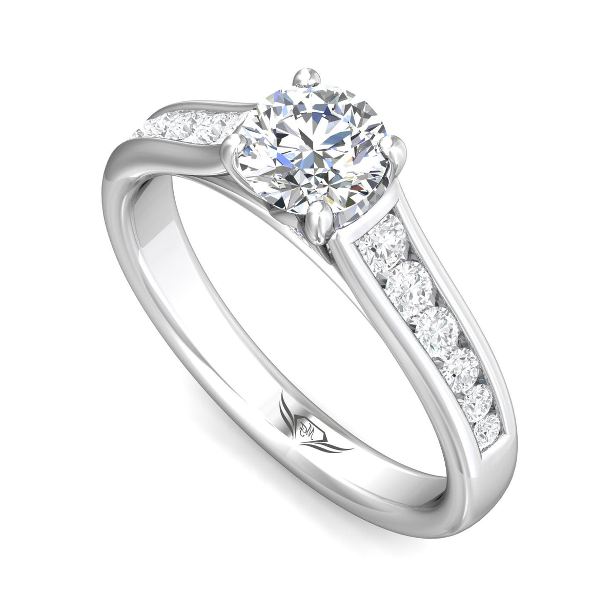 1/3ct. t.w. Diamond Engagement Ring in 14K White Gold