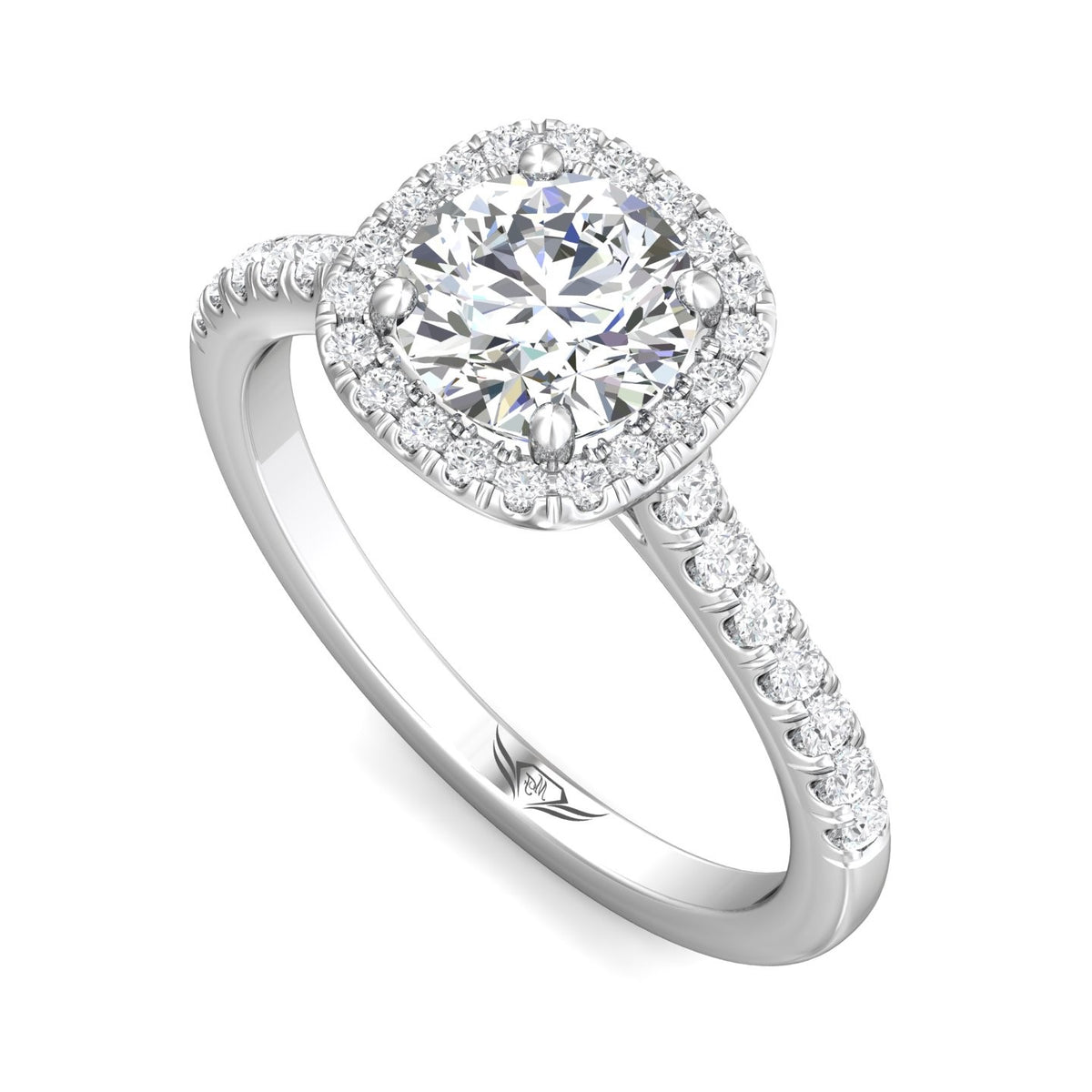 1/3ct. t.w. Diamond Engagement Ring in 14K White Gold