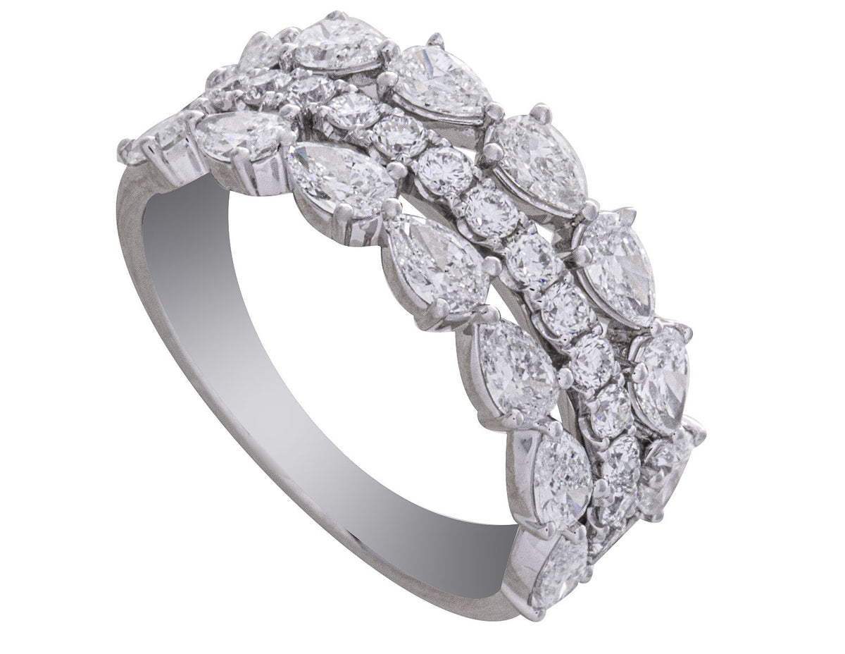1 5/8ct. t.w. DIamond Fashion Ring in 14K White Gold