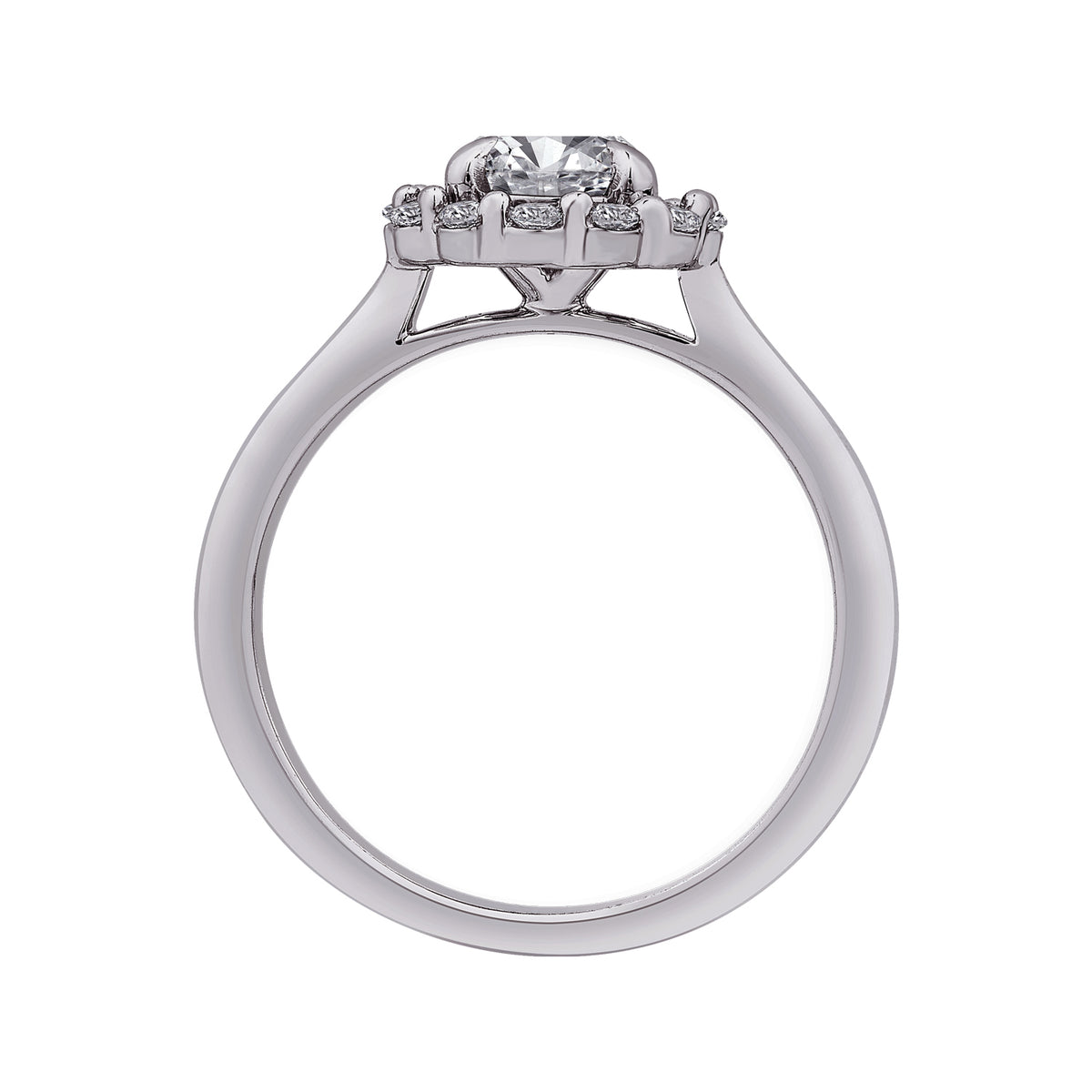 1/4ct. t.w. Diamond Engagement Ring in 14K White Gold