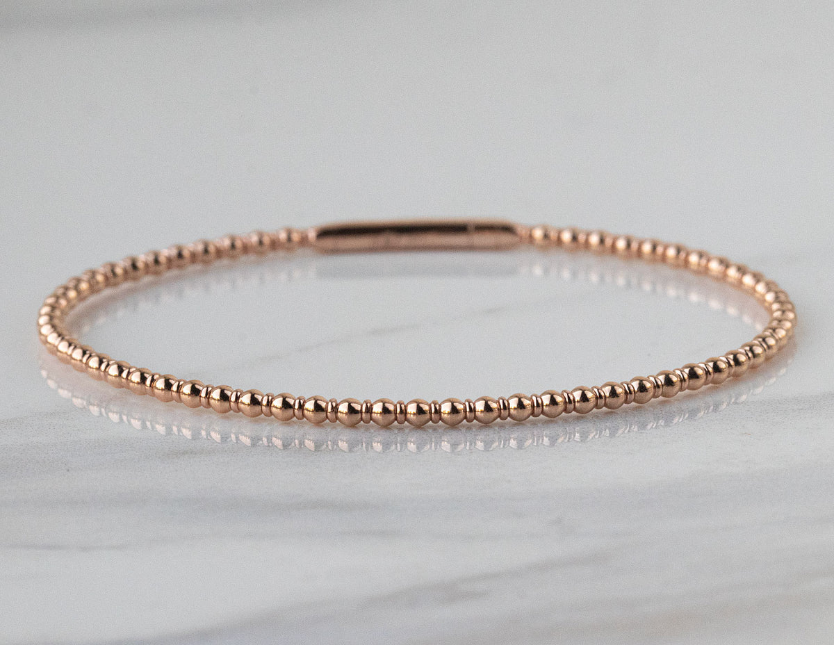 Bangle Bracelet in 14K Rose Gold
