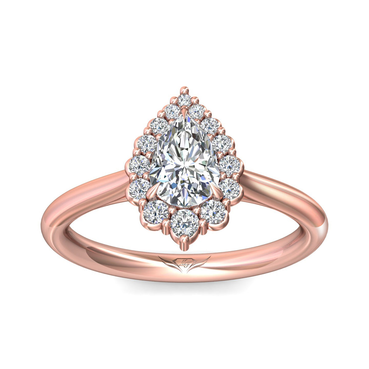 1/4ct. t.w. Diamond Engagement Ring in 14K Rose Gold