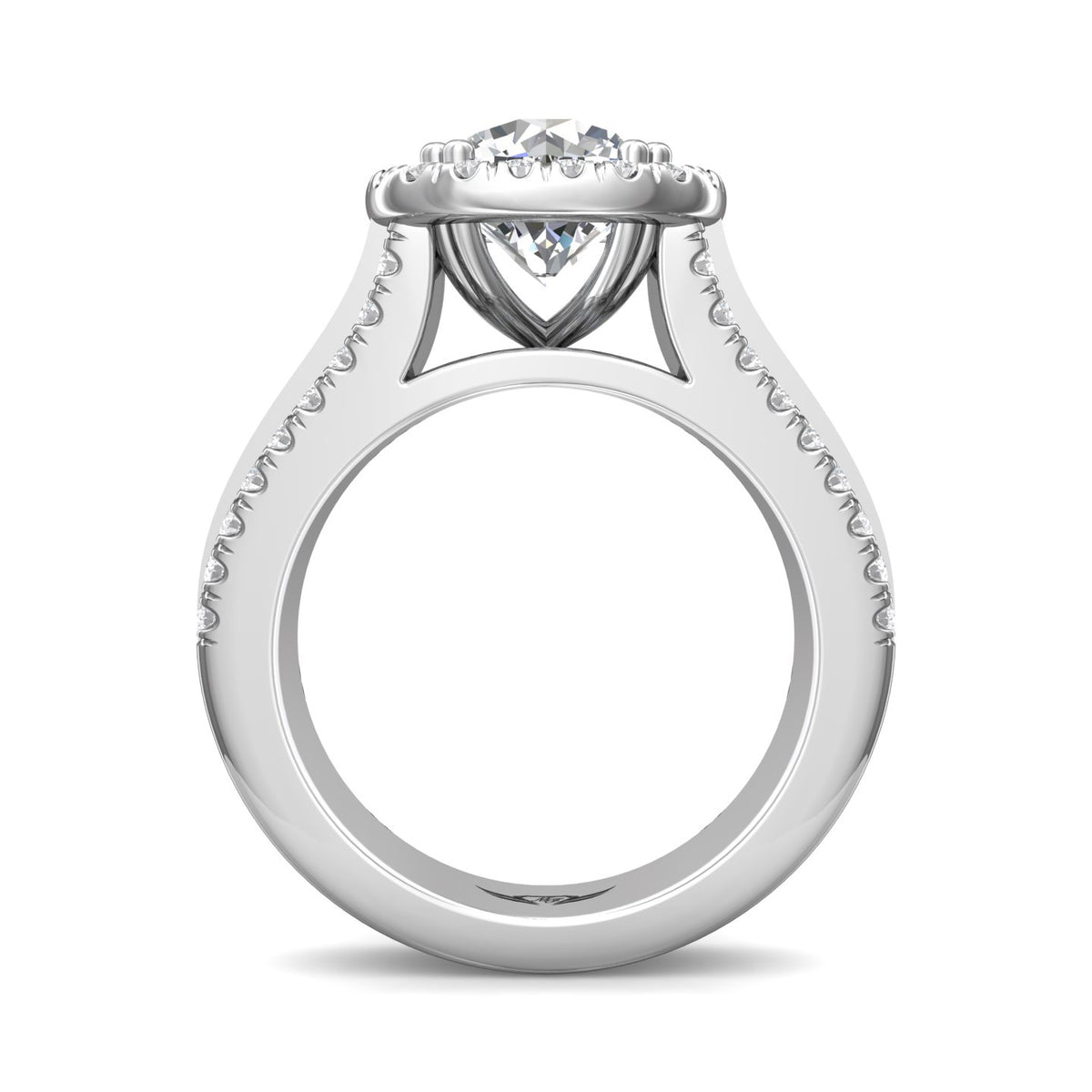 1 1/10ct. t.w. Diamond Engagement Ring in 14K White Gold
