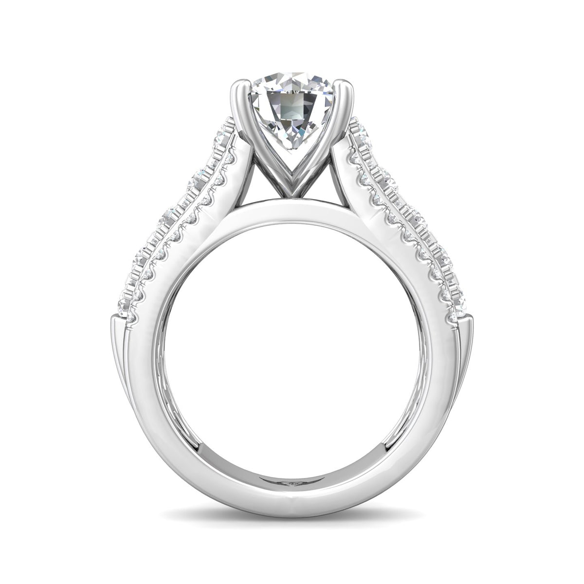 1 1/5ct. t.w. Diamond Engagement Ring in 14K White Gold