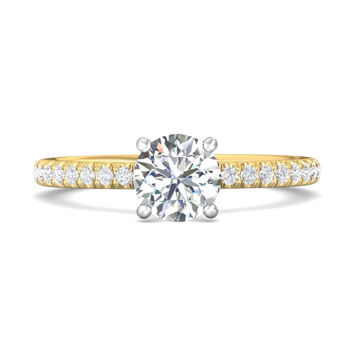 1/4ct. t.w. Diamond Engagement Ring in 14K White Gold