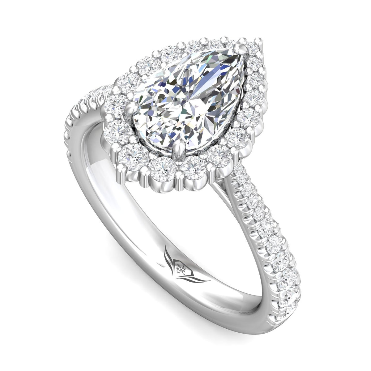 5/8ct. t.w. Diamond Engagement Ring in 14K White Gold
