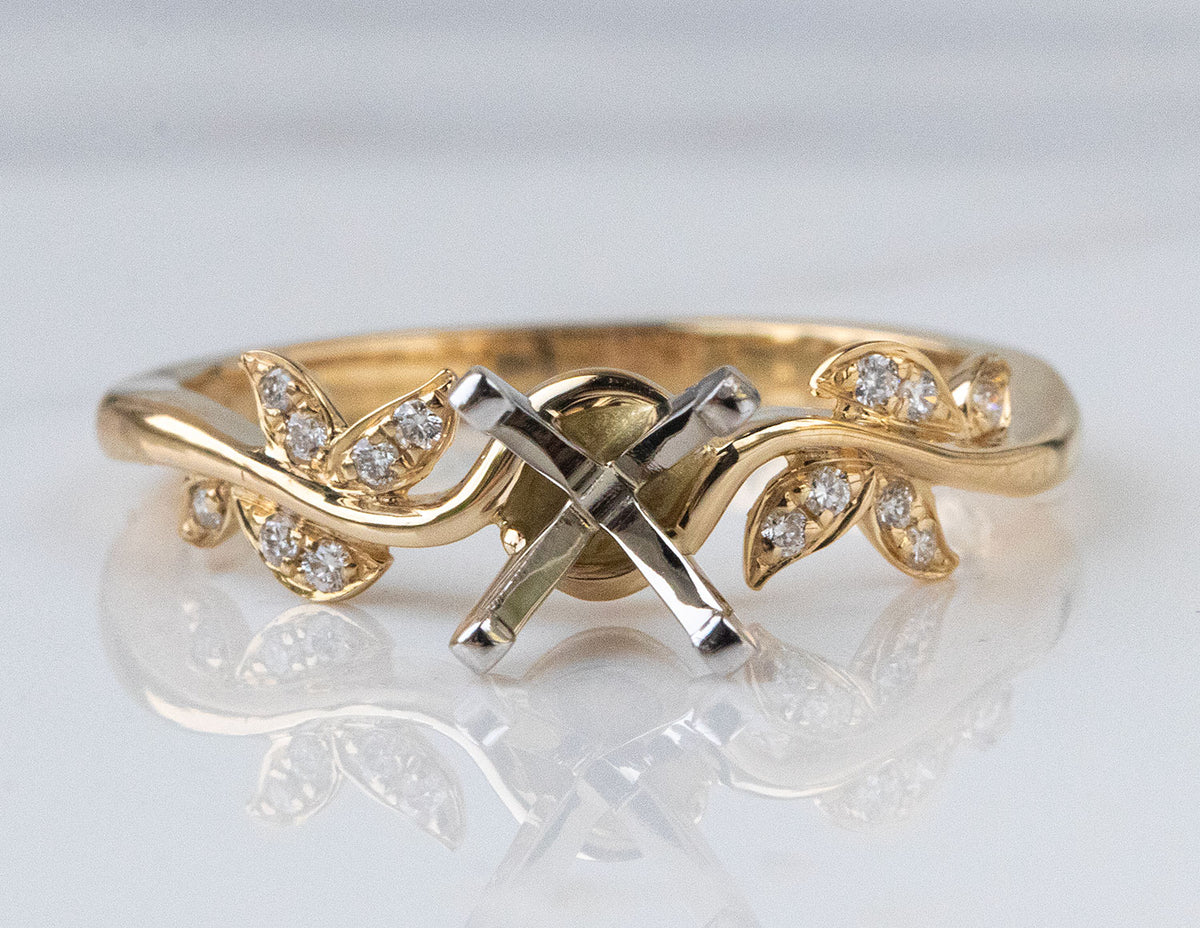 1/14ct. t.w. Diamond Engagement Ring in 14K Yellow Gold