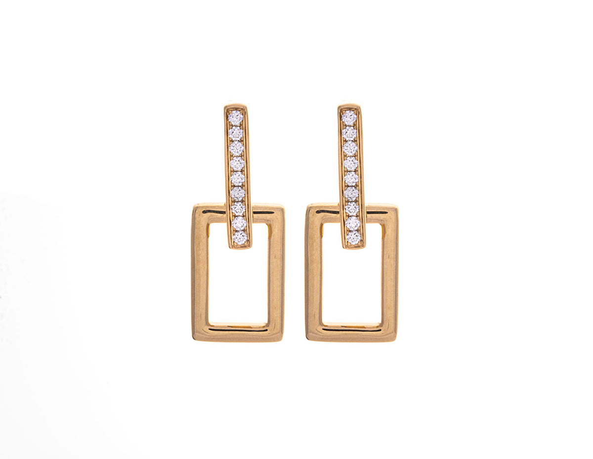 1/5ct. t.w. Diamond Dangle Earrings in 14K Yellow Gold