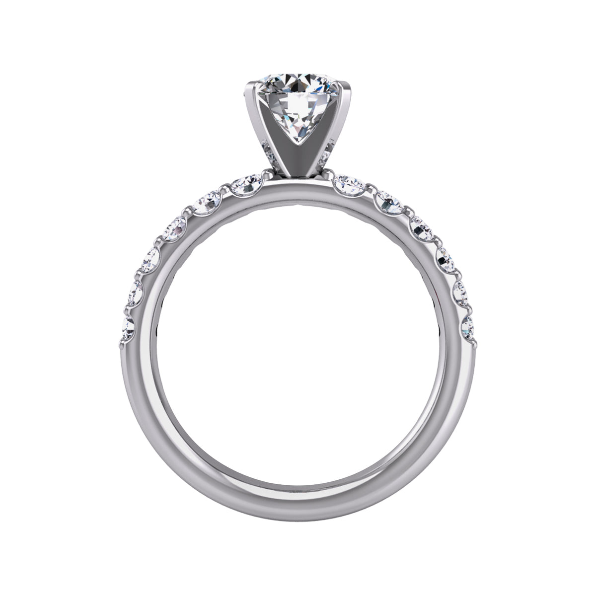 1/2ct. t.w. Diamond Engagement Ring in 14K White Gold