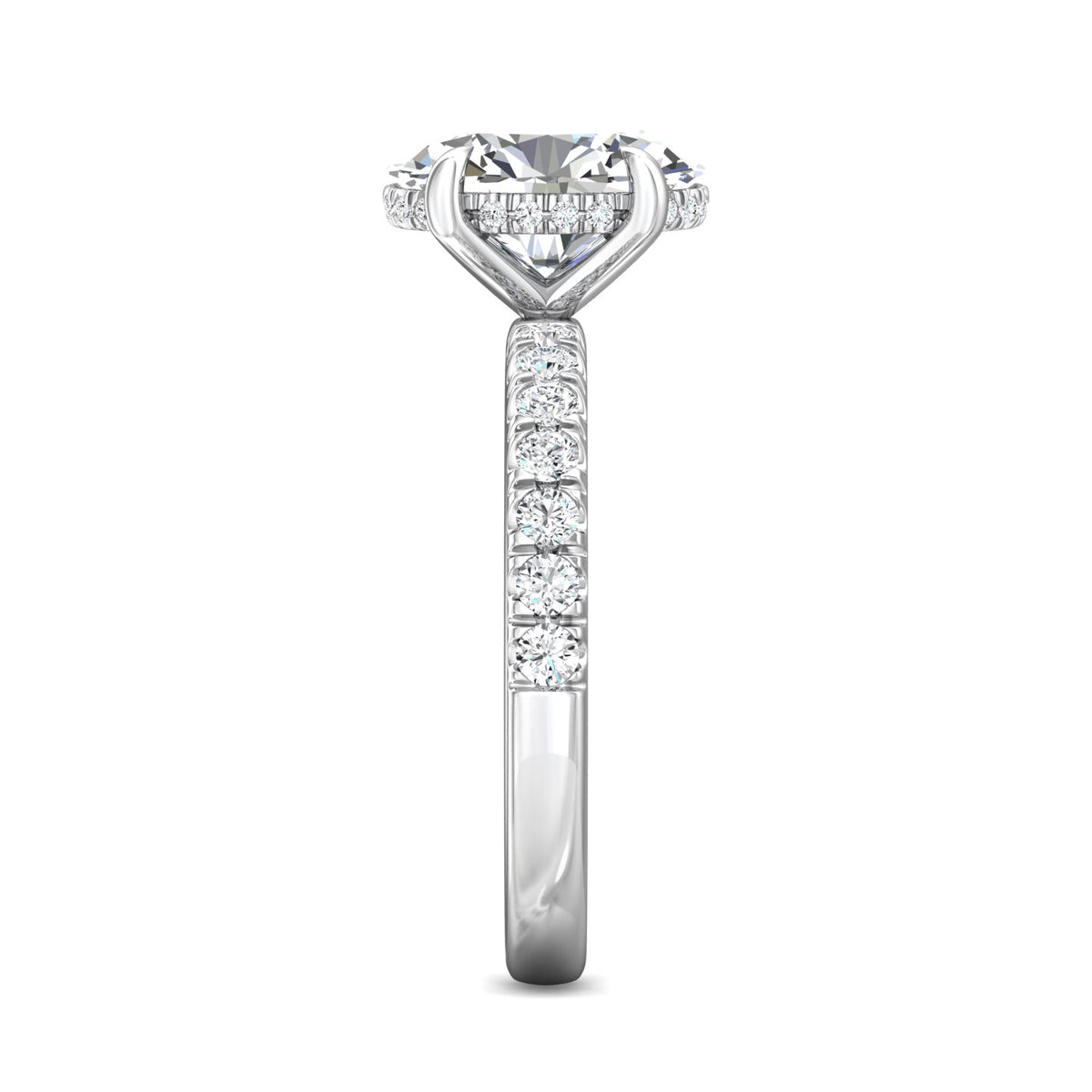 1/2ct. t.w. Diamond Engagement Ring in 14K White Gold