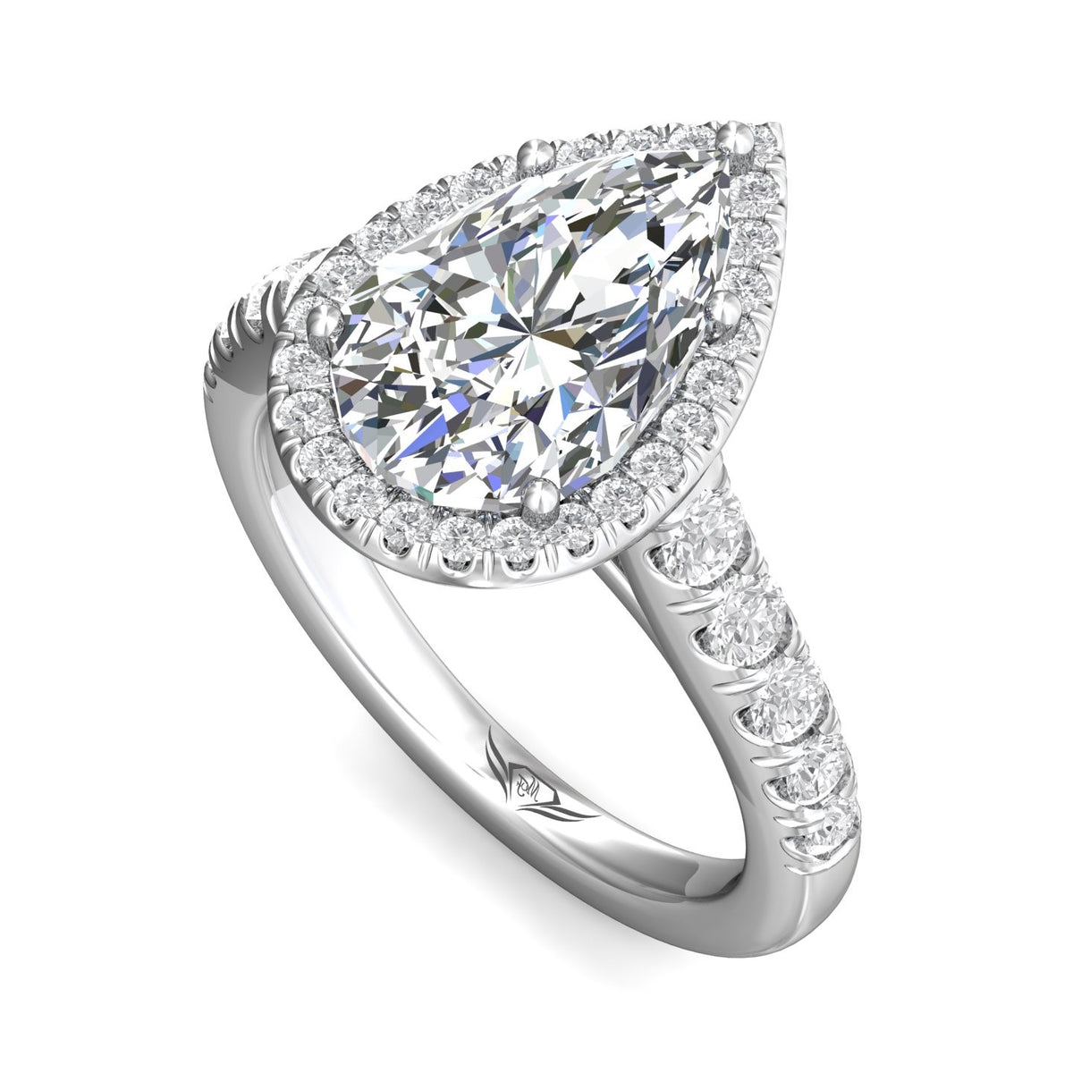 3/4ct. t.w. Diamond Engagement Ring in 14K White Gold