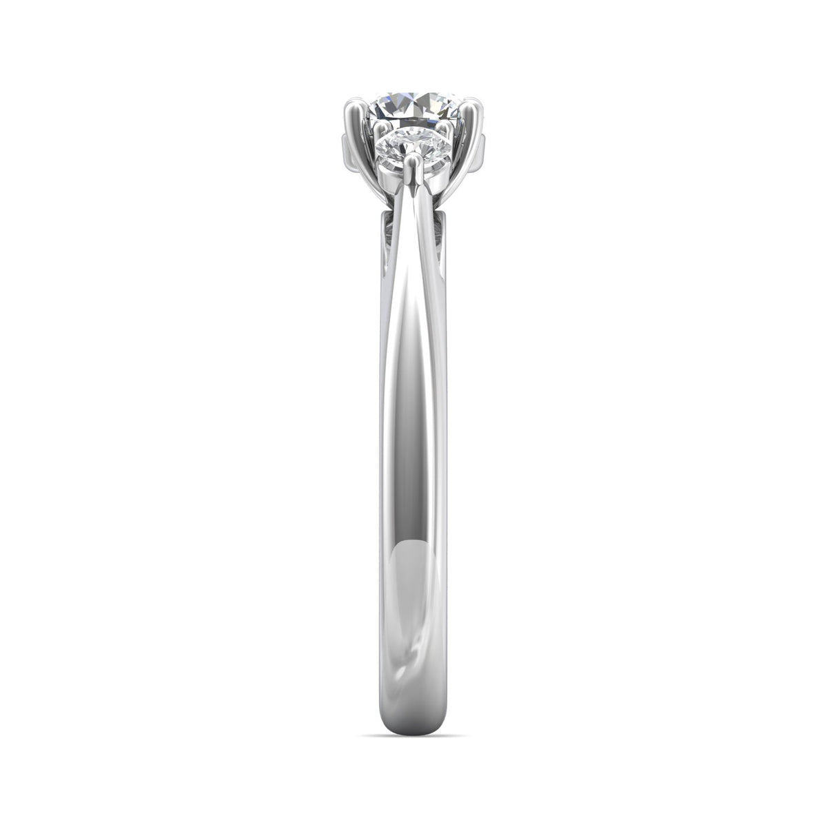 1/5ct. t.w. Diamond Engagement Ring in 14K White Gold