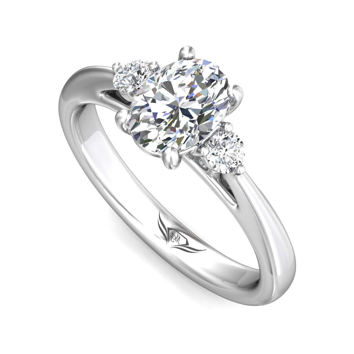1/5ct. t.w. Diamond Engagement Ring in 14K White Gold