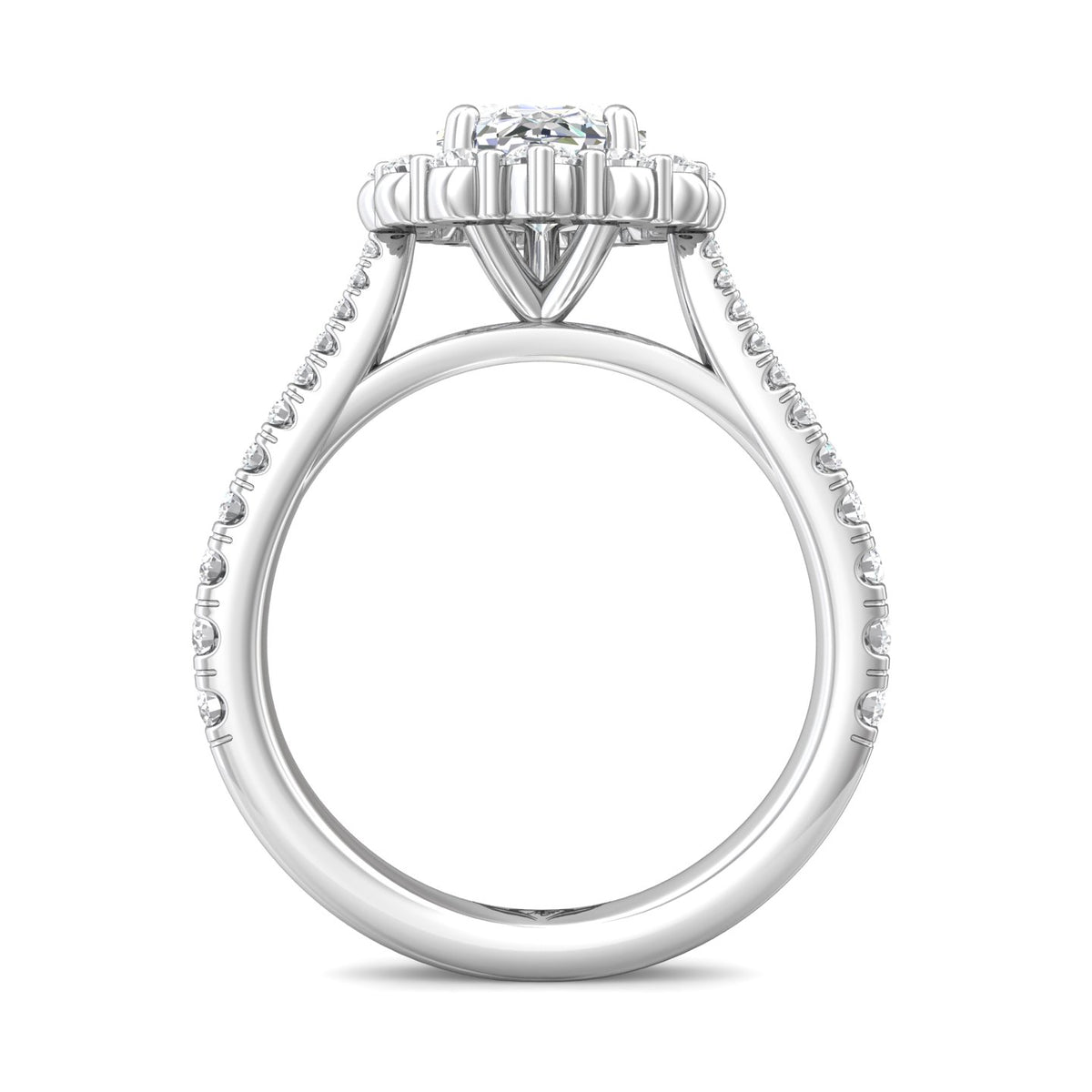 5/8ct. t.w. Diamond Engagement Ring in 14K White Gold