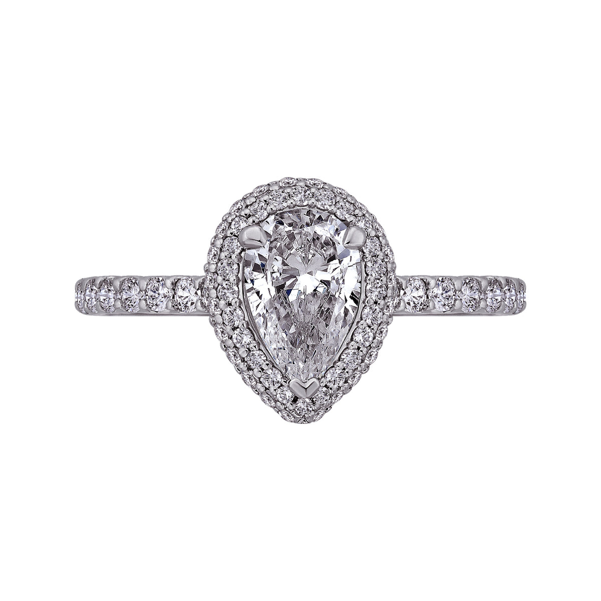 1/2ct. t.w. Diamond Engagement Ring in 14K White Gold