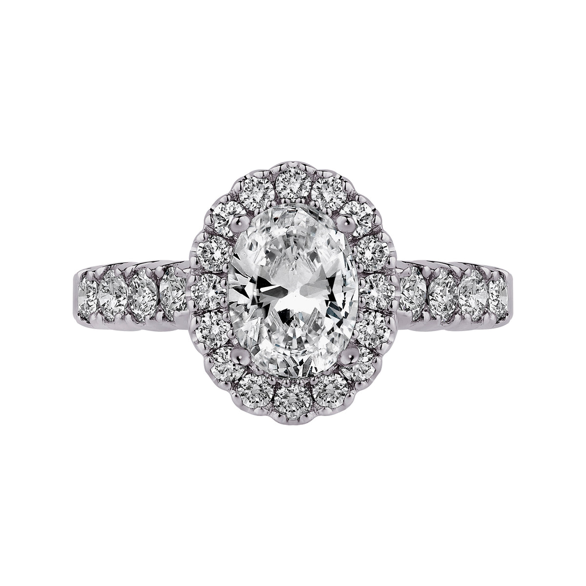 3/4ct. t.w. Diamond Engagement Ring in 14K White Gold