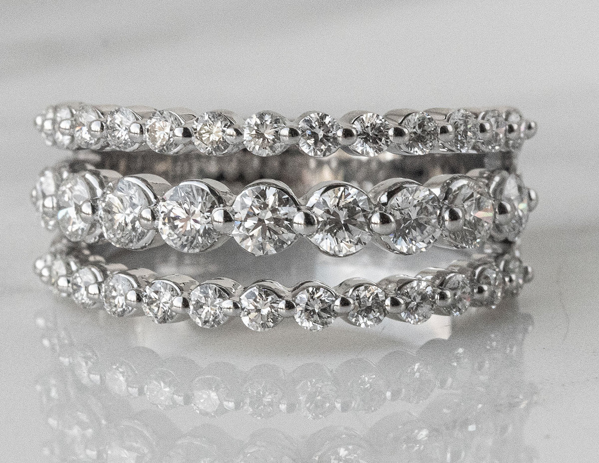 1 1/3ct. t.w. Diamond Ring in 14K White Gold