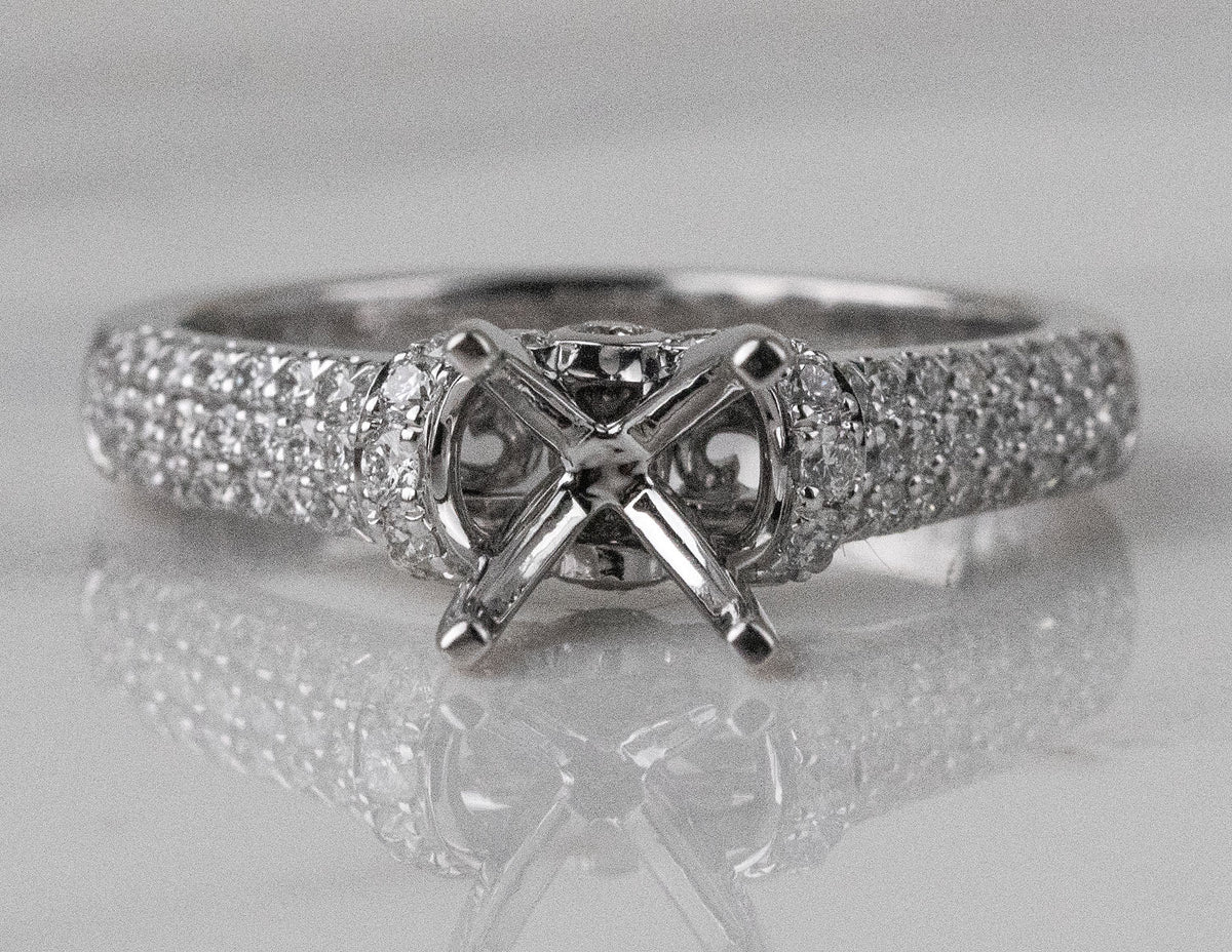 1/2ct. t.w. Diamond Engagement Ring in 14K White Gold