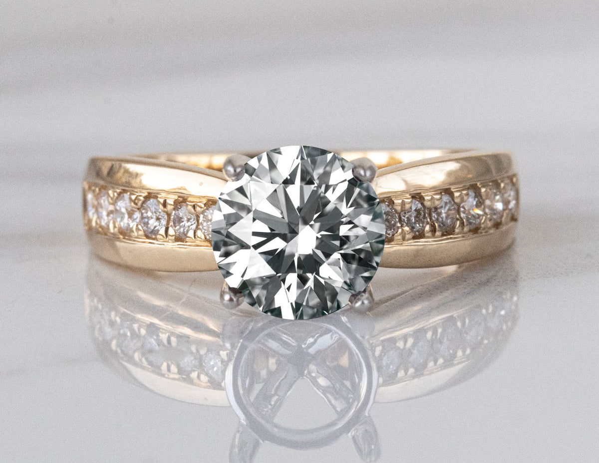 1/4ct. t.w. Diamond Engagement Ring in 14K Yellow Gold