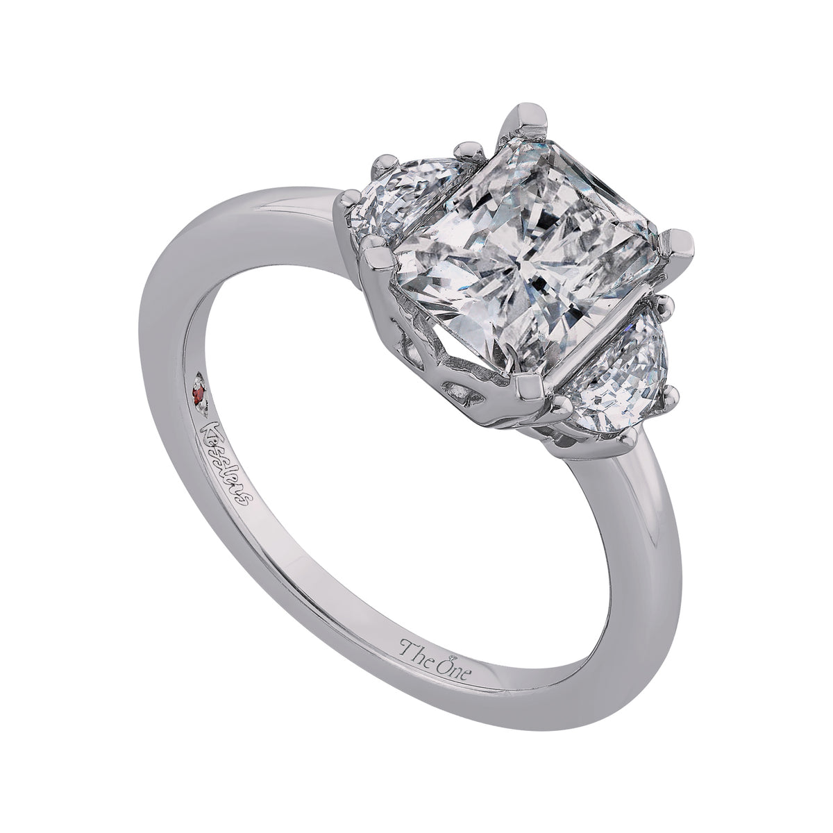 5/8ct. t.w. Diamond Engagement Ring in 14K White Gold