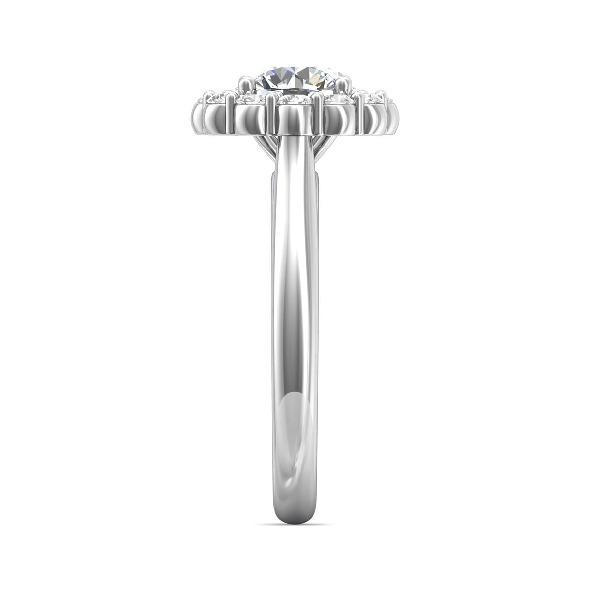 1/2ct. t.w. Diamond Engagement Ring in 14K White Gold