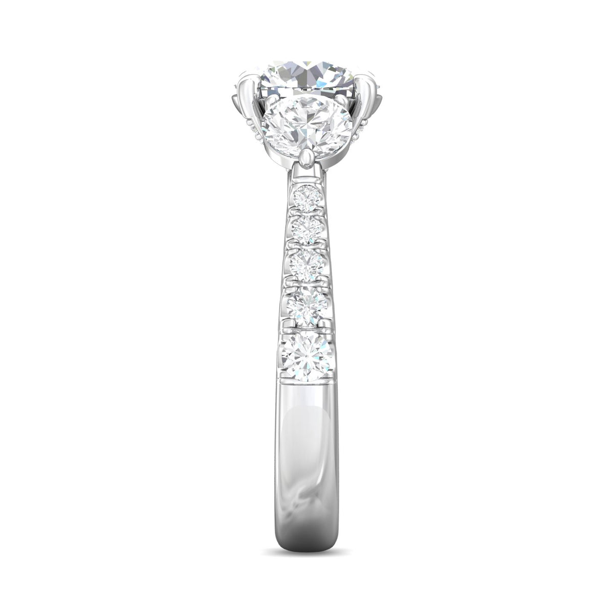 1 1/6ct. t.w. Diamond Engagement Ring in 14K White Gold