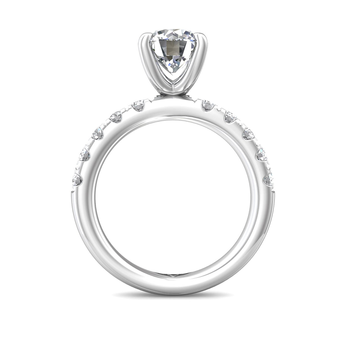 5/8ct. t.w. Diamond Engagement Ring in 14K White Gold