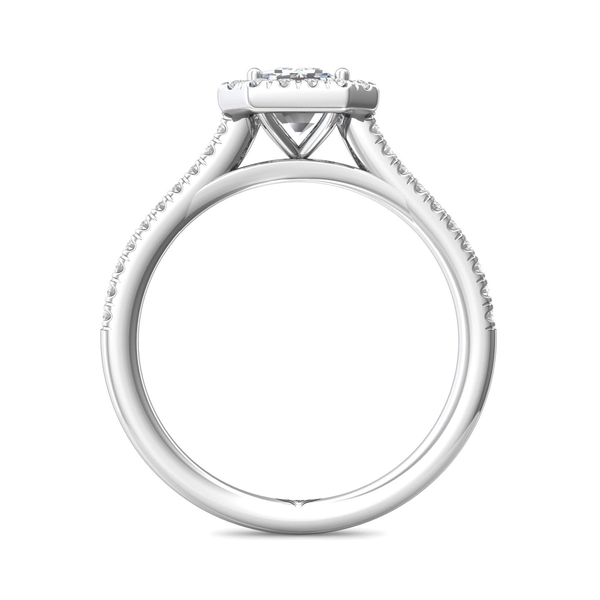 1/3ct. t.w. Diamond Engagement Ring in 14K White Gold