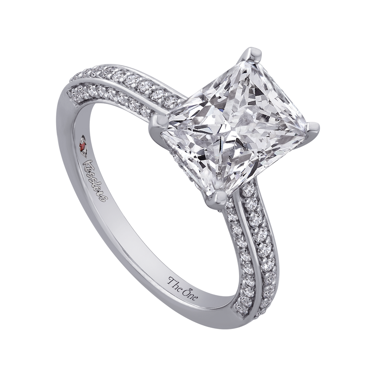 2/5ct. t.w Diamond Engagement Ring in 14K White Gold