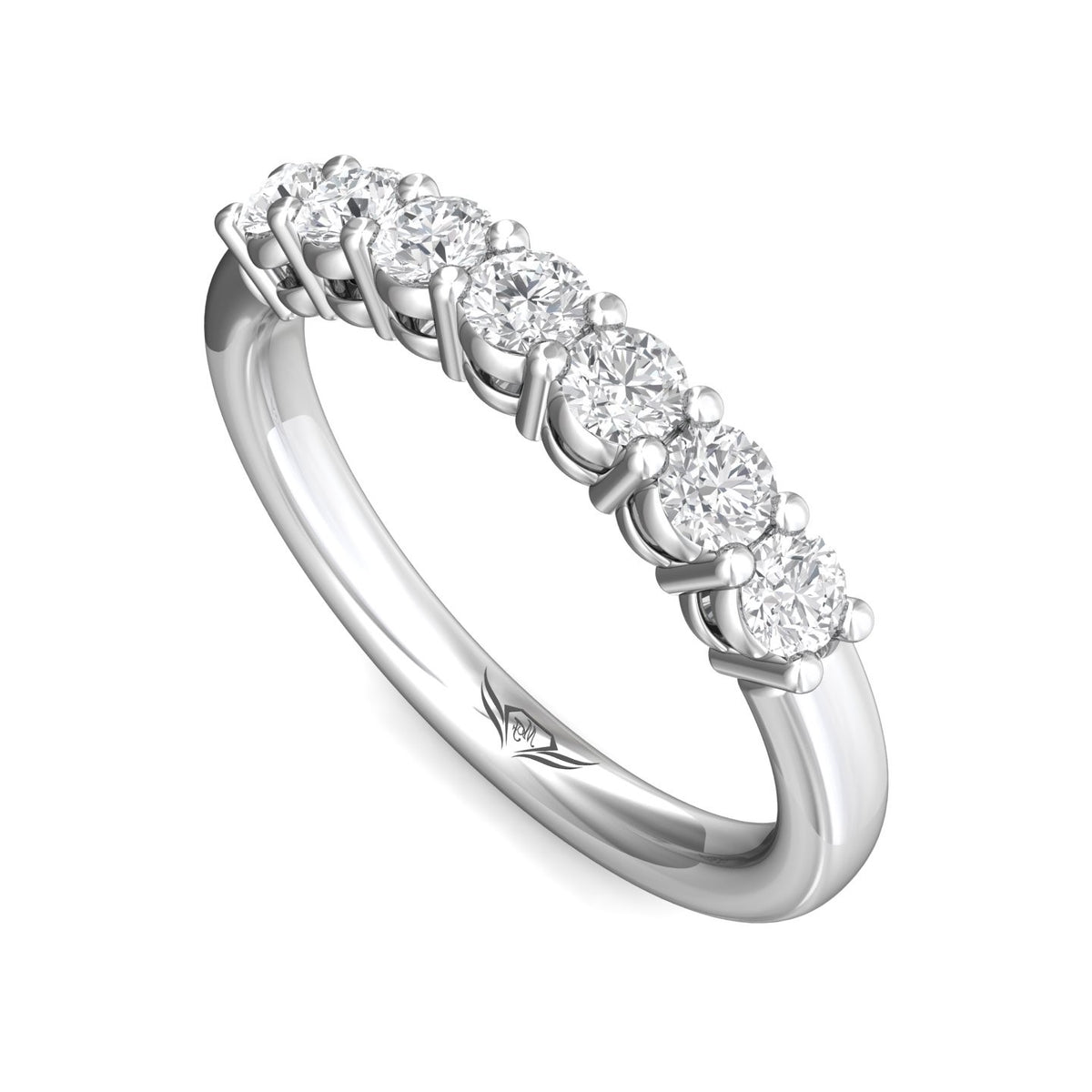 3/4ct. t.w. Diamond Wedding Ring in 14K White Gold