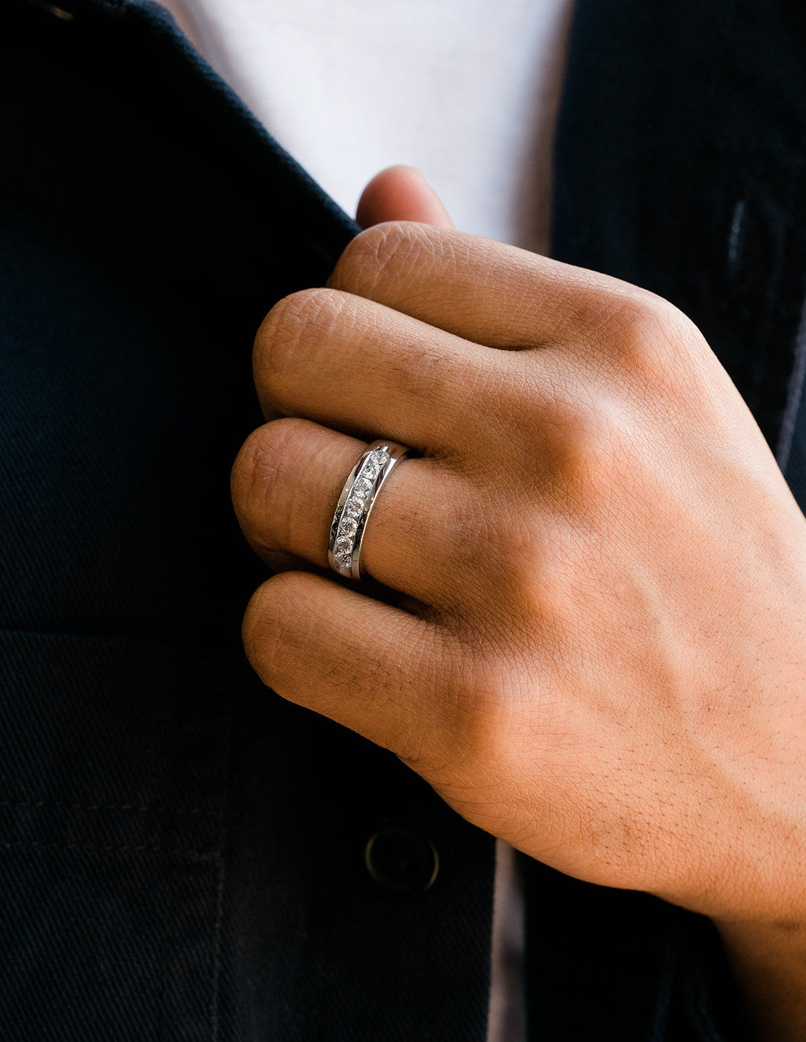 1ct. t.w. Diamond Wedding Ring in 14K White Gold