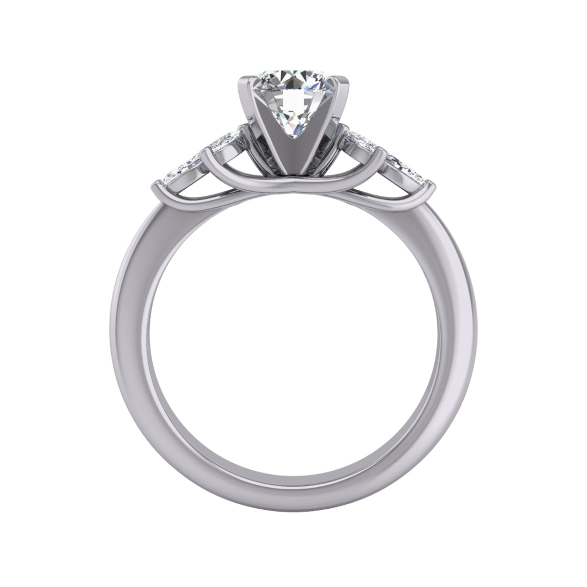 1/4ct. t.w. Diamond Engagement Ring in 14K White Gold