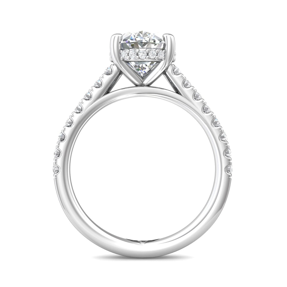 2/5ct. t.w. Diamond Engagement Ring in 14K White Gold