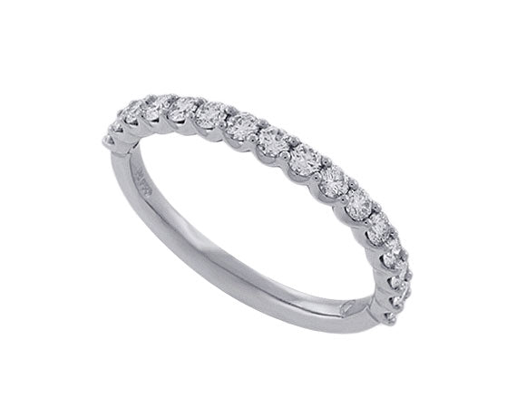 1/3ct. t.w. Round Diamond Wedding Ring in 14K White Gold
