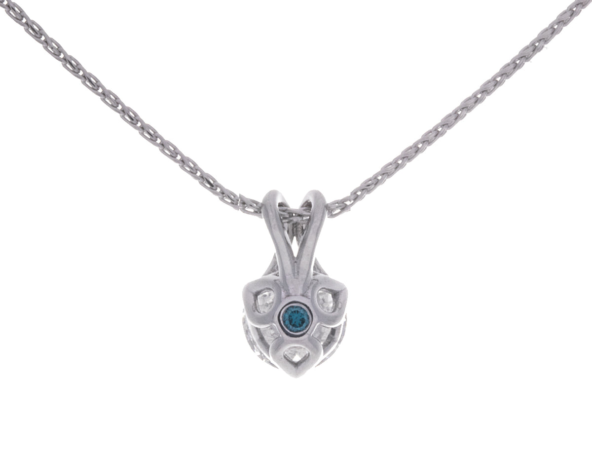 3/4ct. t.w. Newborn Lab Created Diamond Pendant in 14K White Gold