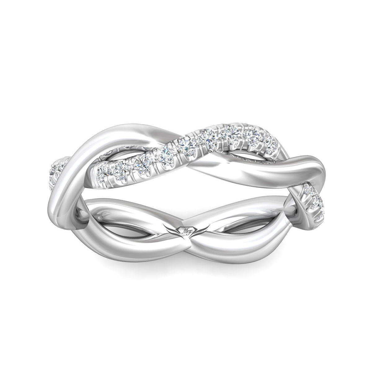 1/3ct. t.w. Diamond Wedding Ring in 14K White Gold