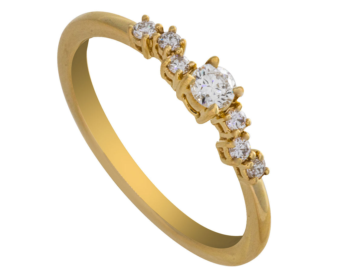 1/4ct. t.w. Diamond Promise Ring in 10K Yellow Gold