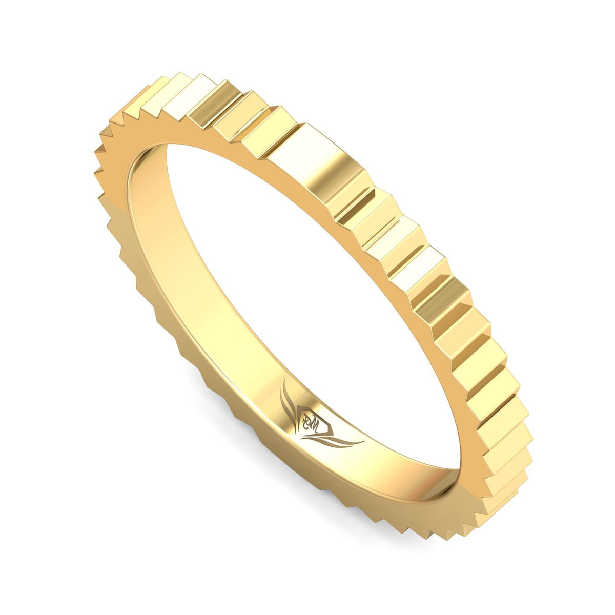 2mm Plain Wedding Band in 14K Yellow Gold