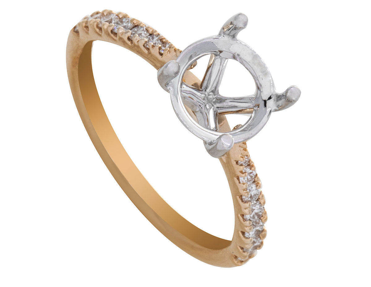 1/4ct. t.w. Diamond Engagement Ring in 14K Yellow Gold
