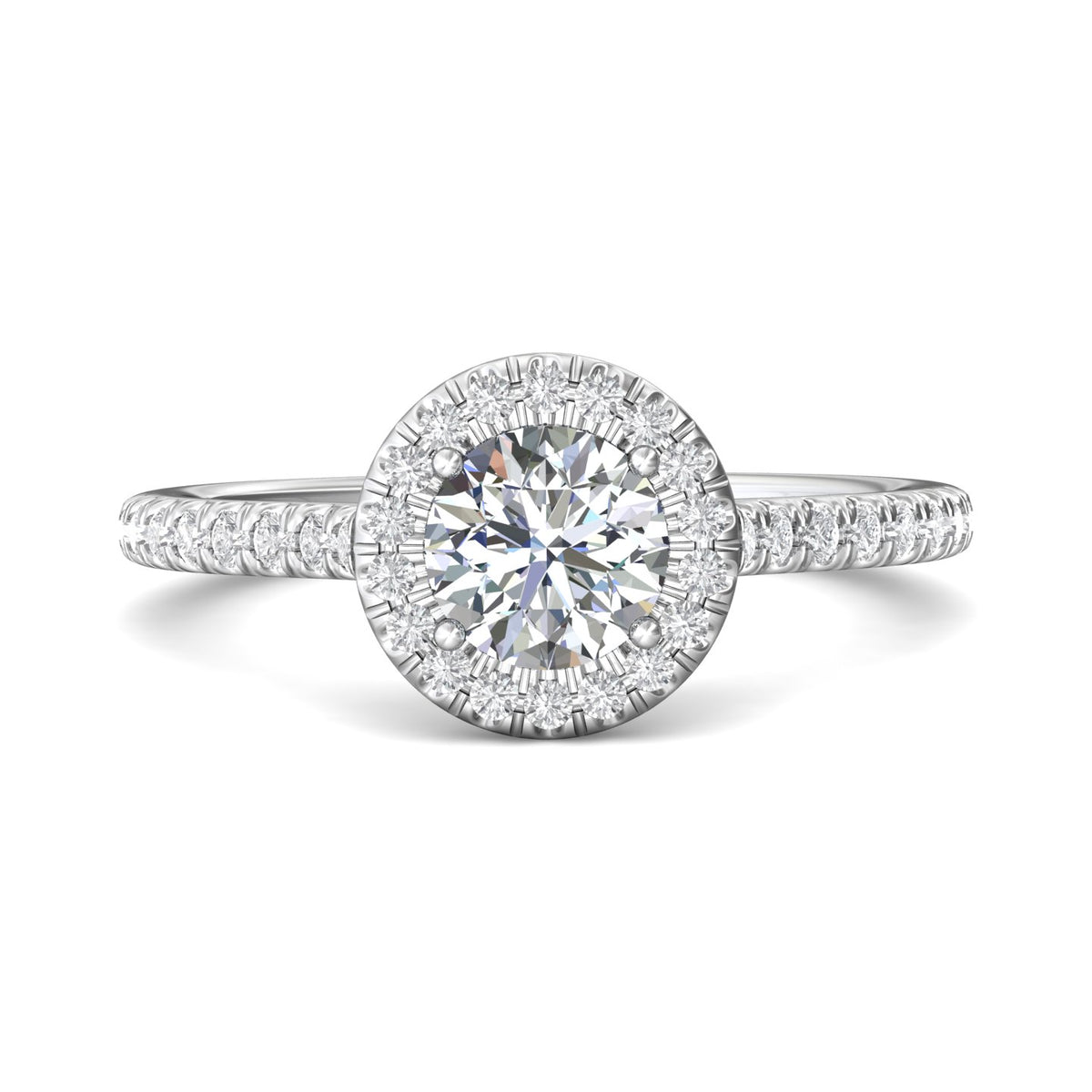 1/3ct. t.w. Diamond Engagement Ring in 14K White Gold