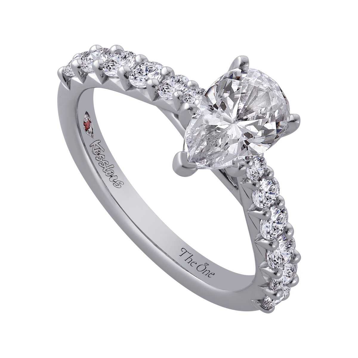 5/8ct. t.w. Diamond Engagement Ring in 14K White Gold