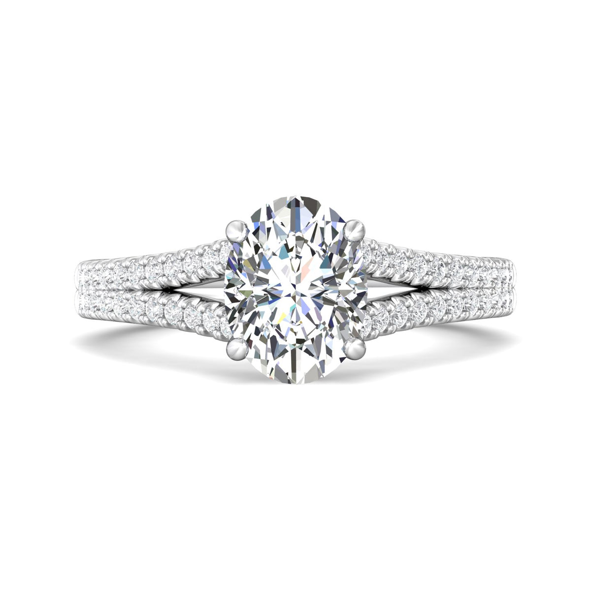 2/5ct. t.w. Diamond Engagement Ring in 14K White Gold