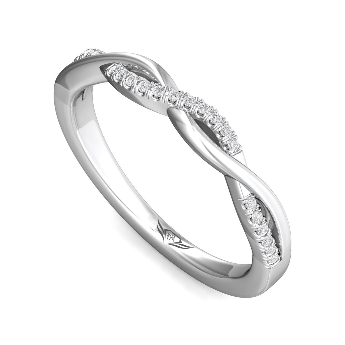 1/10ct. t.w. Diamond Wedding Ring in 14K White Gold