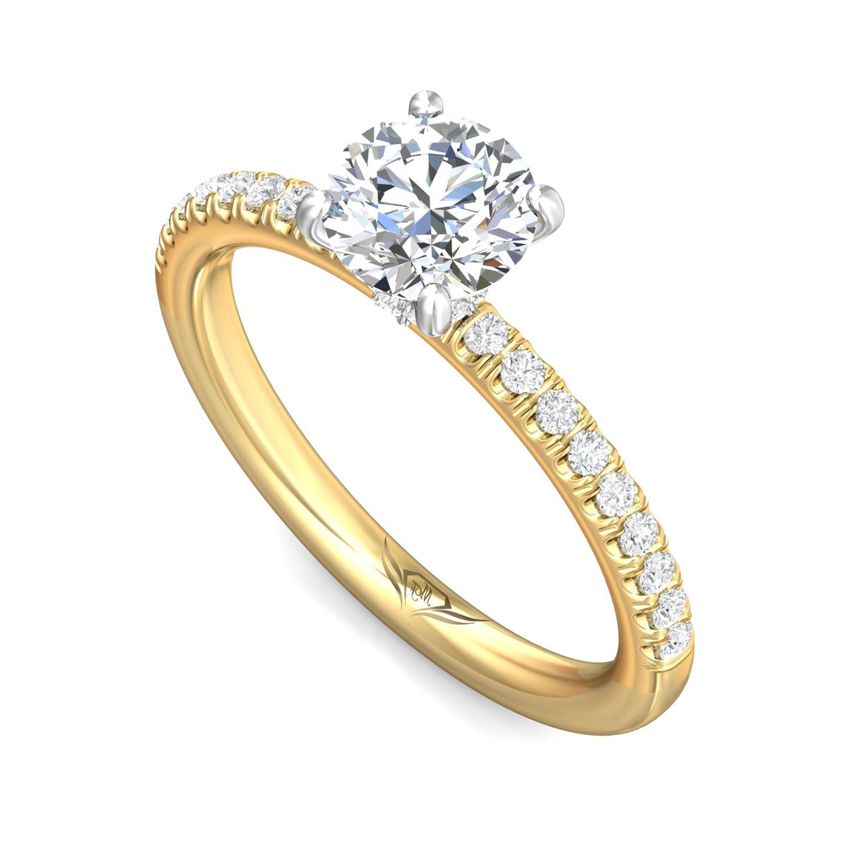 1/4ct. t.w. Diamond Engagement Ring in 14K White Gold