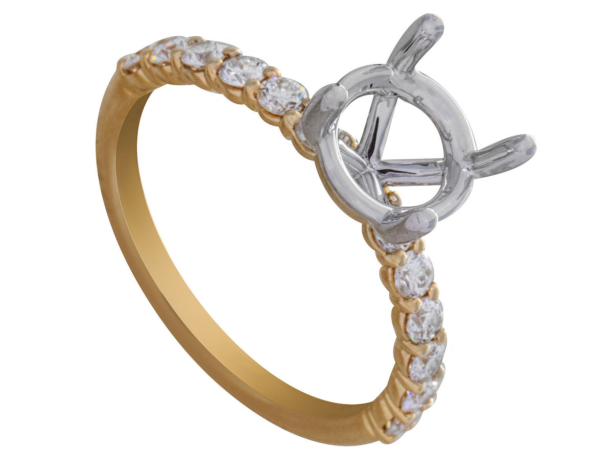 1/2ct. t.w. Diamond Engagement Ring in 14K Yellow Gold