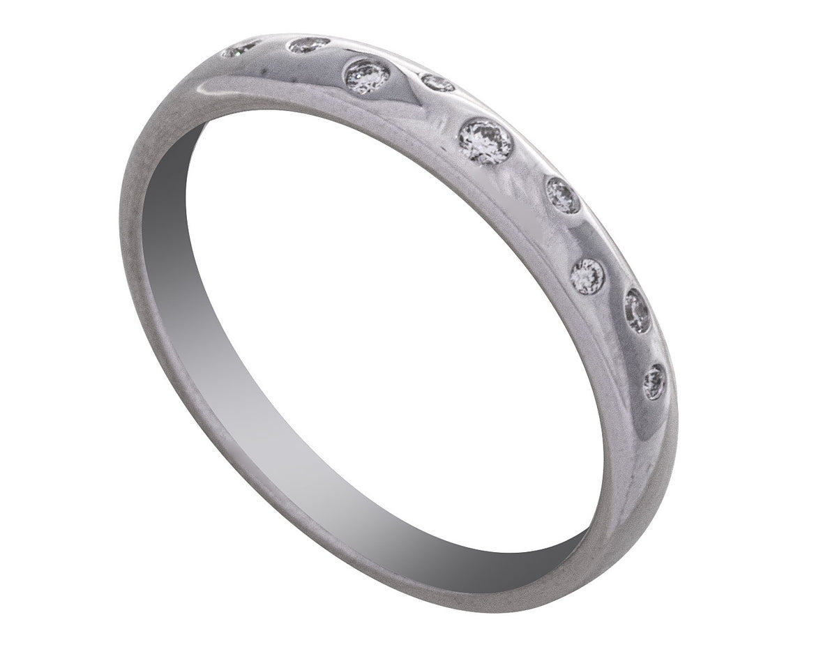 1/10ct. t.w. Diamond Ring in 14K White Gold