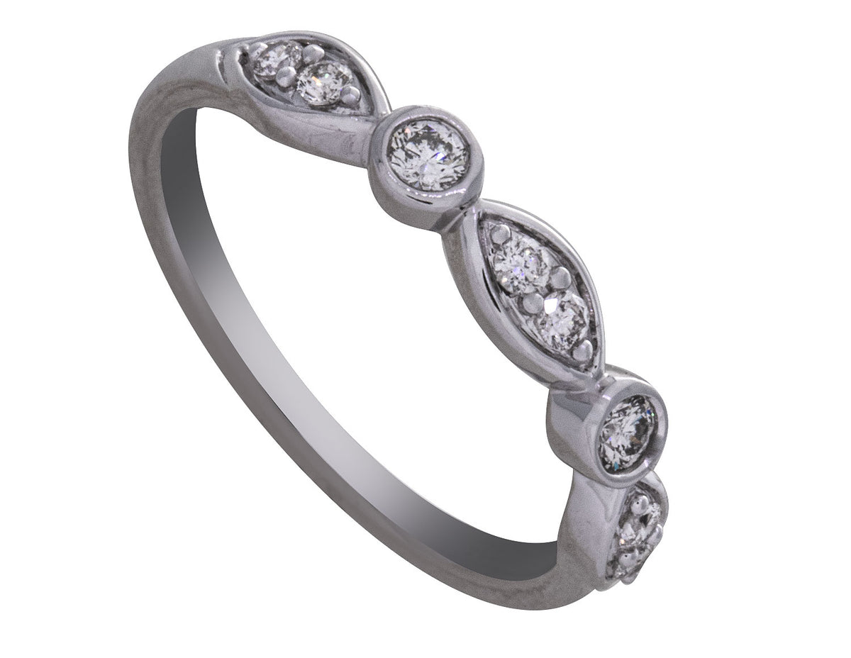 1/4ct. t.w. Diamond Ring in Sterling Silver