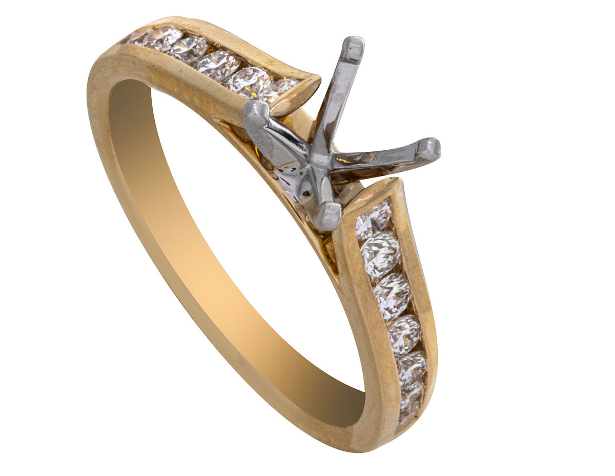 1/2ct. t.w. Diamond Engagement Ring in 14K Yellow Gold