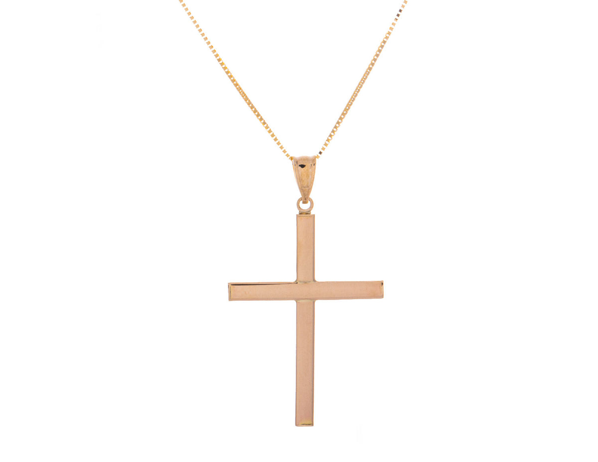 Cross Pendant in 14K Yellow Gold