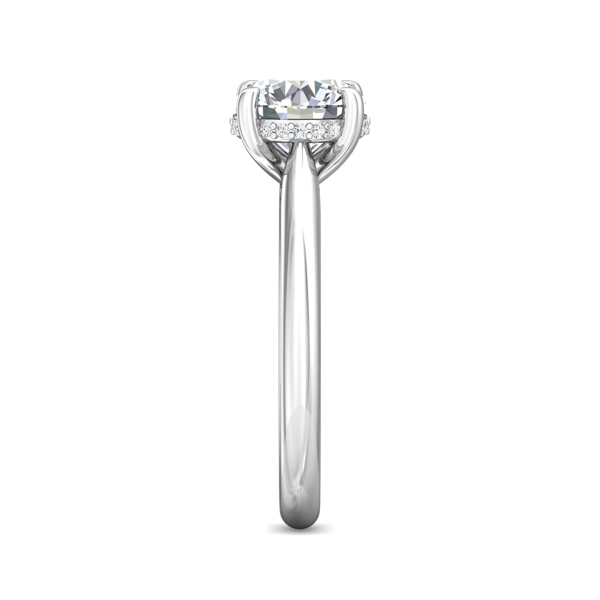 1/14ct. t.w. Diamond Engagement Ring in 14K White Gold